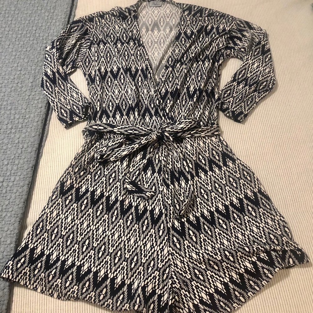 South Moon Under navy blue romper
